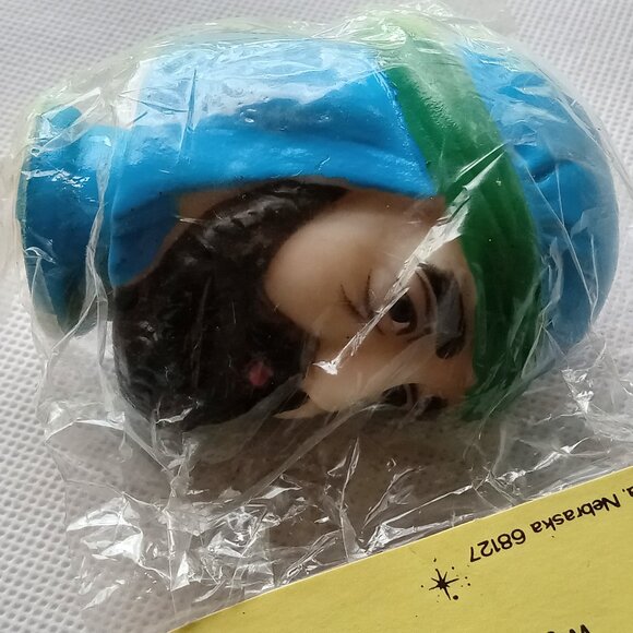 🎯 10 for $10 / 2 Vintage Crafting Wise Men Plastic Doll Heads Doll Craftin' - Picture 5 of 9